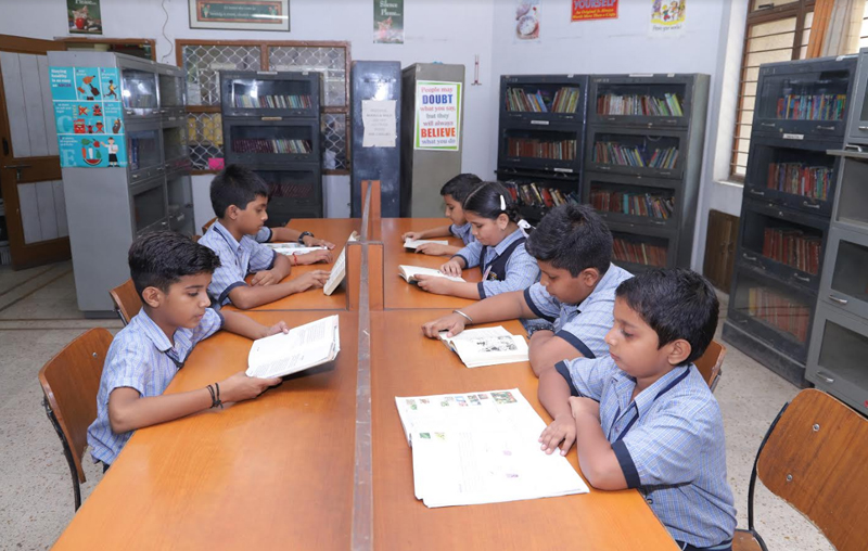 Library in CRPF Public School